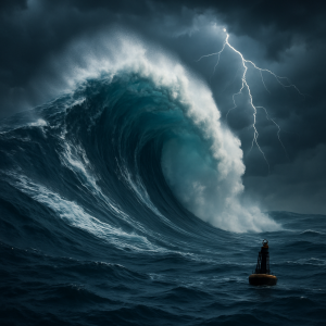 Image for: the science behind gigantic rogue waves and their mysterious origins
