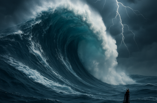 Image for: the science behind gigantic rogue waves and their mysterious origins
