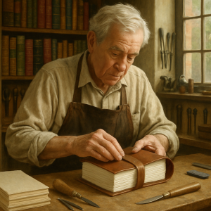 Image for: the forgotten art of bookbinding and its modern revival