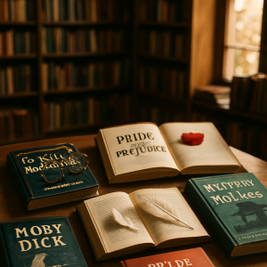 Image for: the hidden stories behind famous book covers