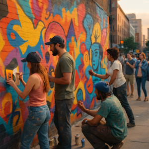 Image for: the evolution of street art as a cultural movement